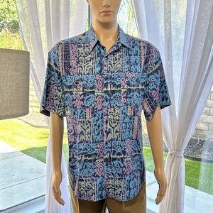 GUESS by Georges Marciano Colorful Button down Shirt Men’s Size 3 VINTAGE